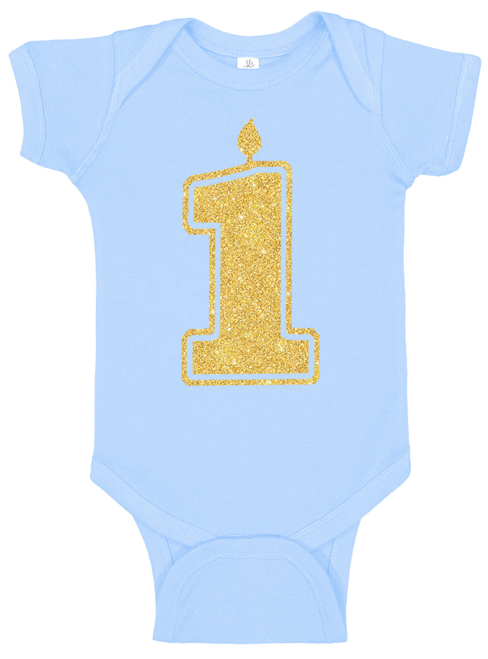 1 Gold First Birthday Onesies & Bodysuits