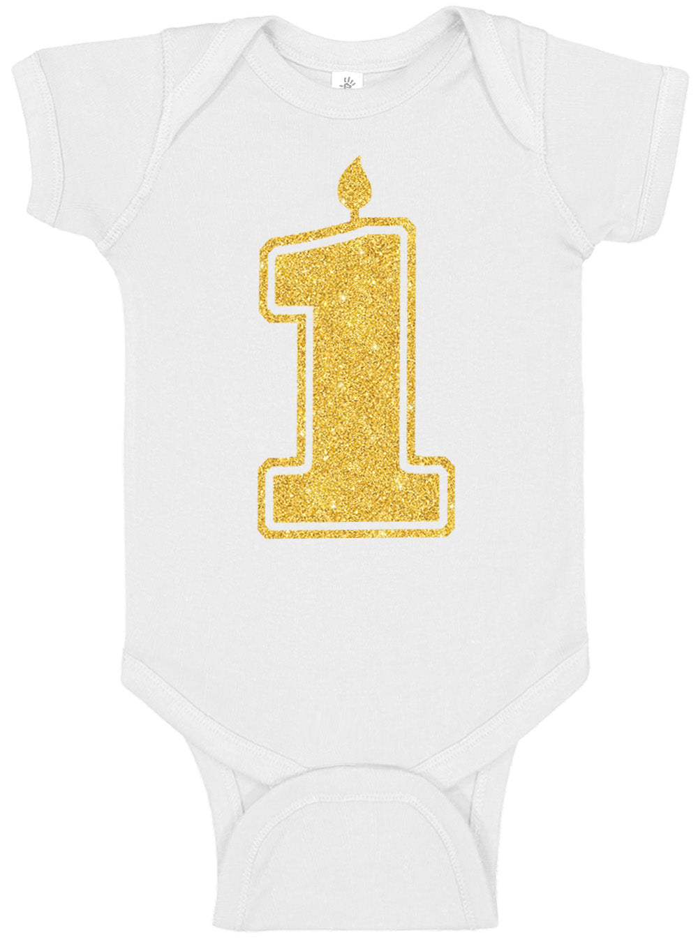 1 Gold First Birthday Onesies & Bodysuits