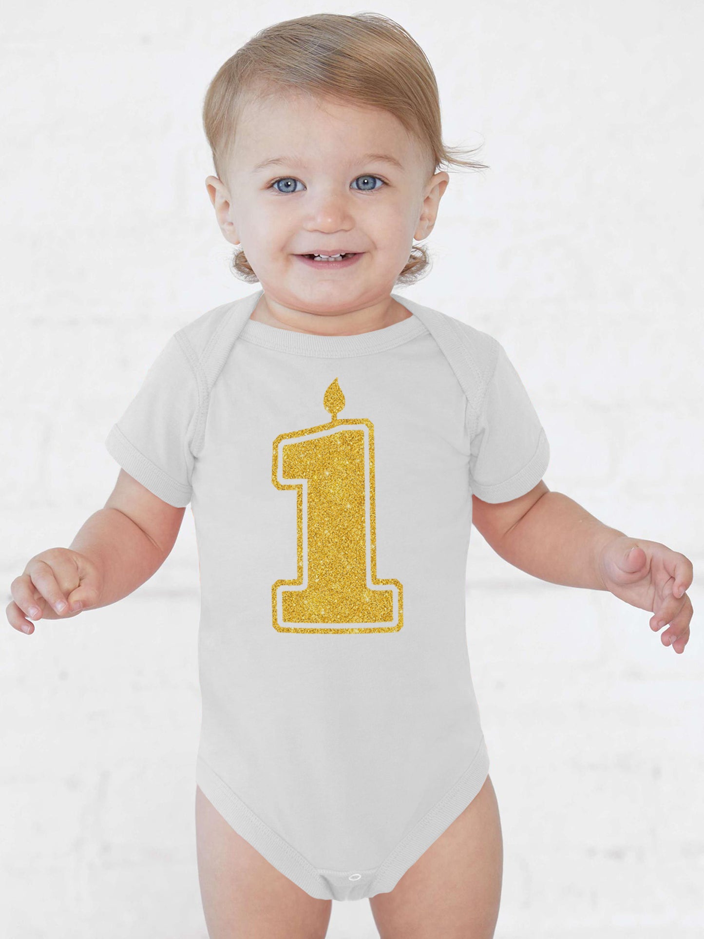 1 Gold First Birthday Onesies & Bodysuits