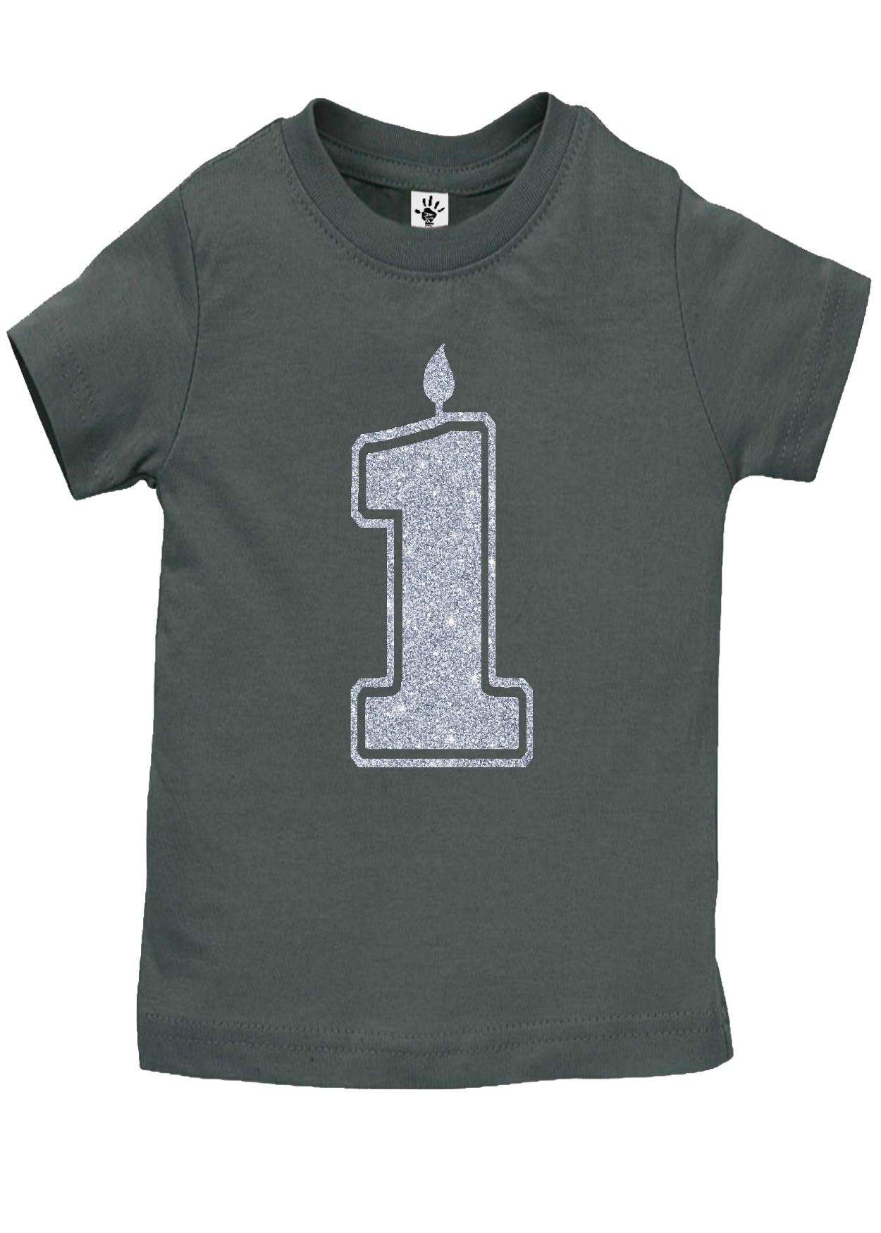 1 Silver First Birthday Shirt