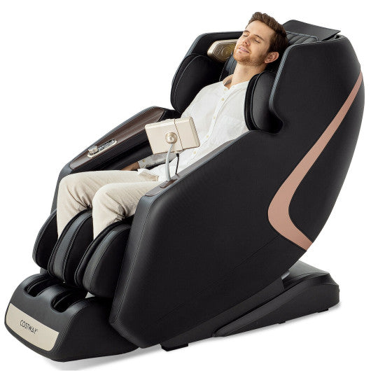 Enjoyment 13 - 3D SL-Track Full Body Zero Gravity Massage Chair with Thai Stretch-Black