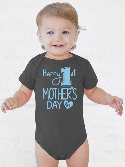 Happy 1st Mother's Day Onesies & Bodysuits