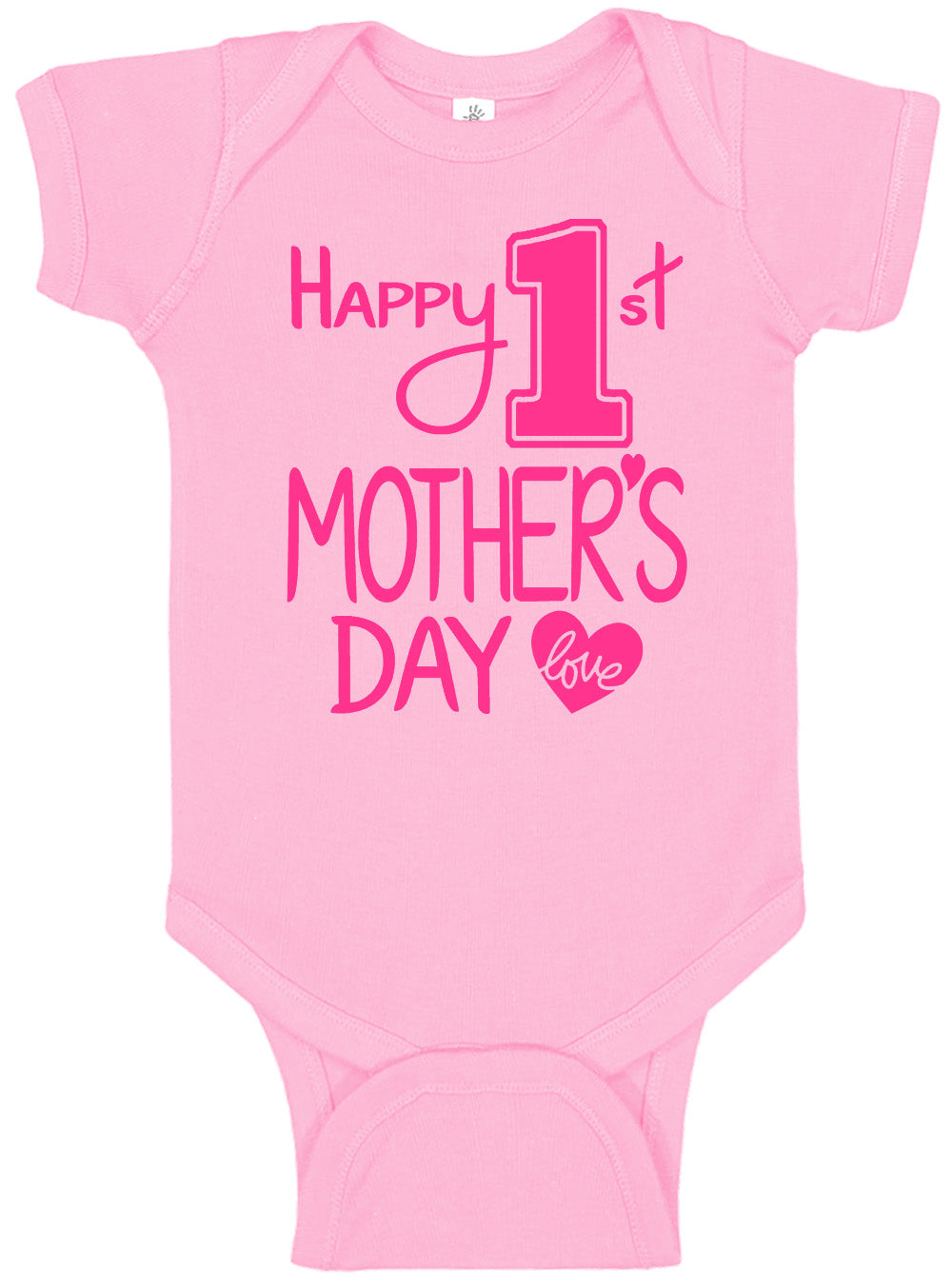 Happy 1st Mother's Day Onesies & Bodysuits
