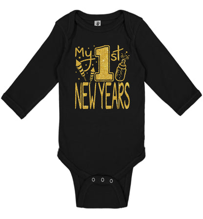 My First New Years Onesies & Bodysuits