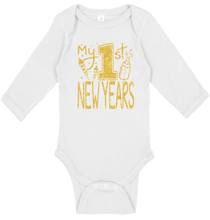 My First New Years Onesies & Bodysuits