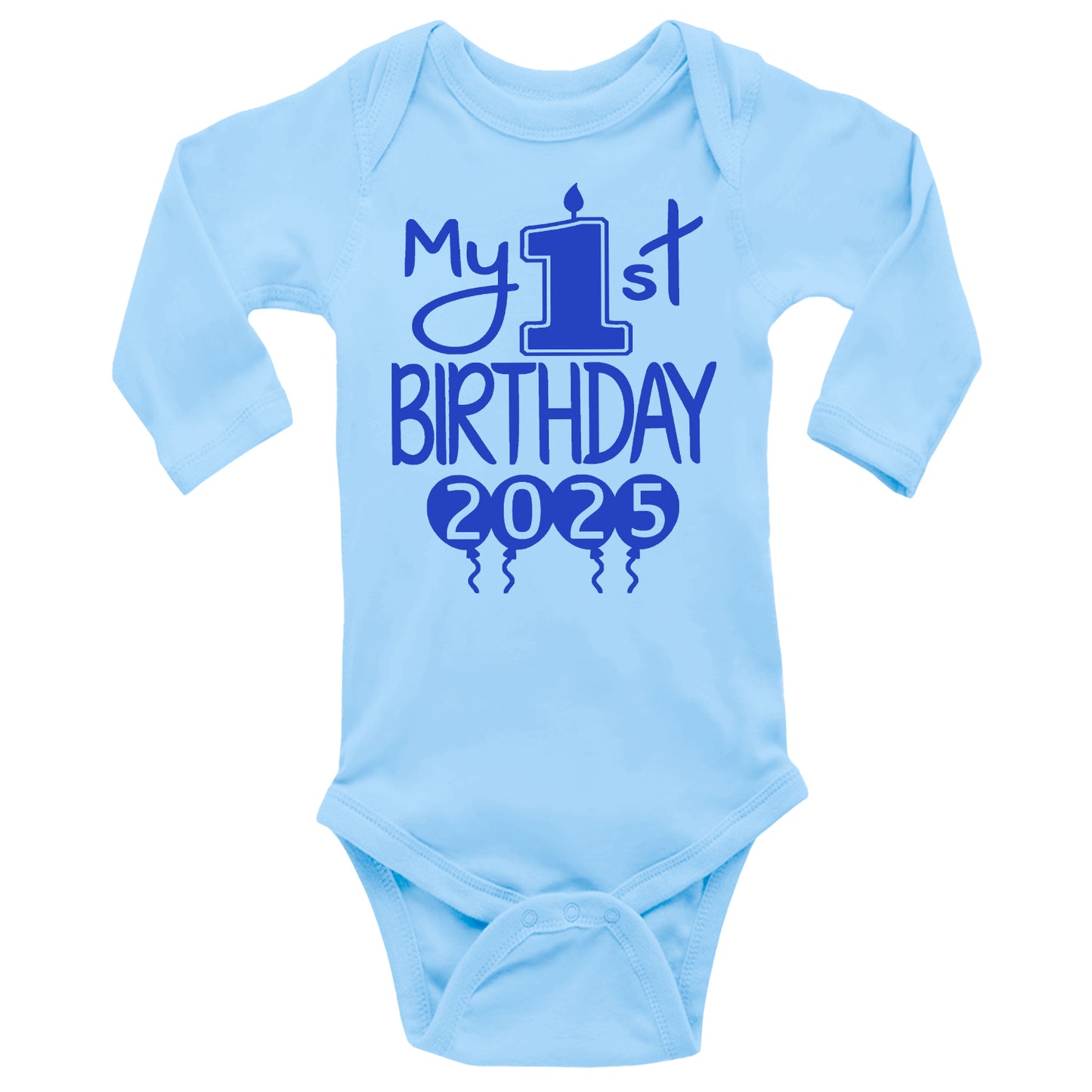 My 1st Birthday Onesies & Bodysuits With Year Long-Sleeve