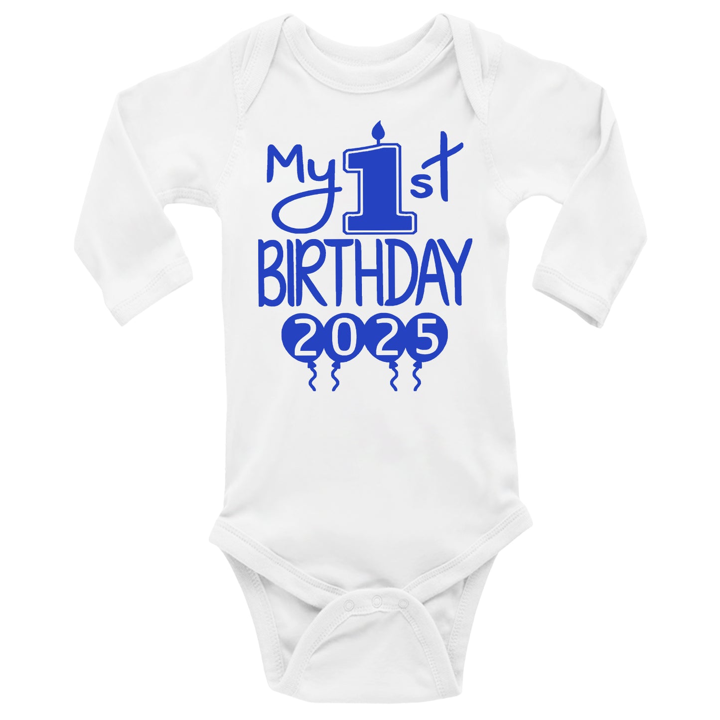 My 1st Birthday Onesies & Bodysuits With Year Long-Sleeve