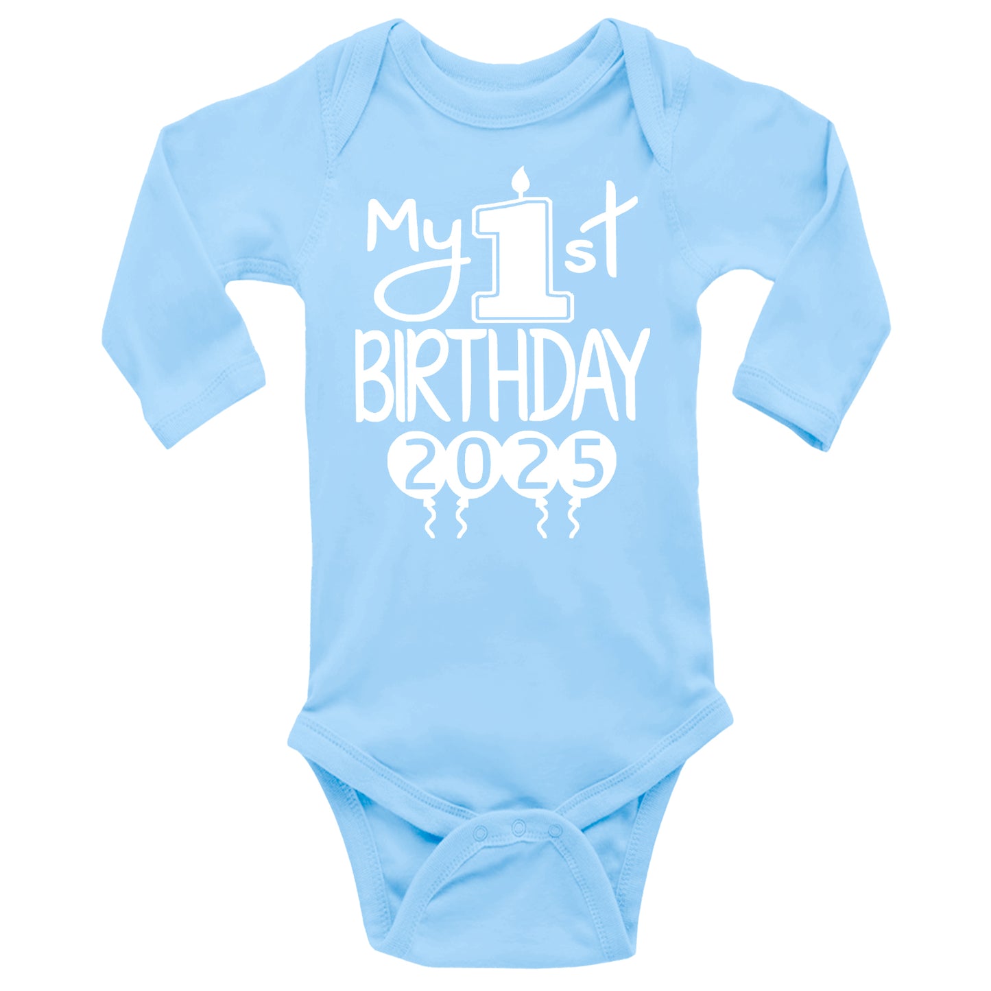 My 1st Birthday Onesies & Bodysuits With Year Long-Sleeve