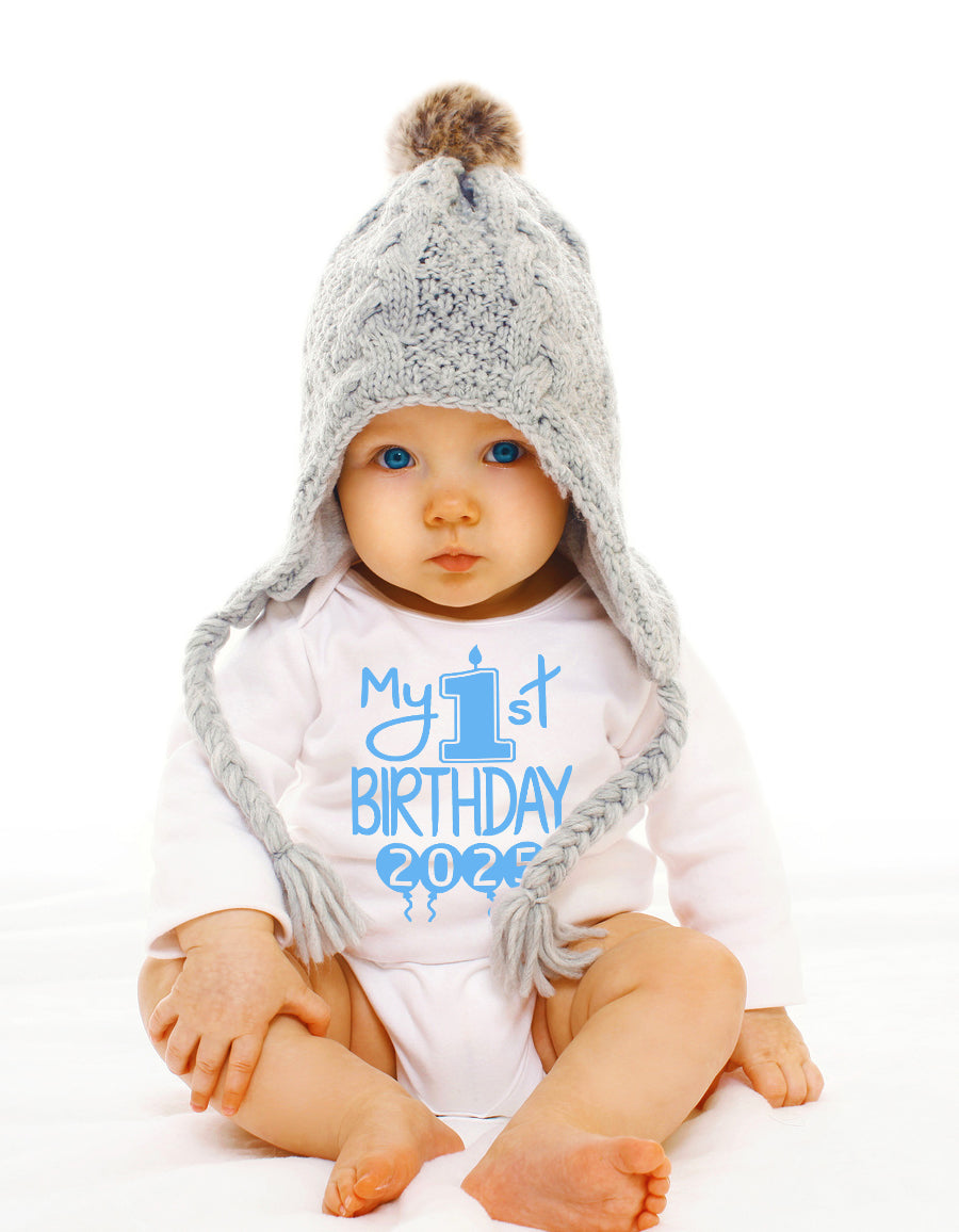 My 1st Birthday Onesies & Bodysuits With Year Long-Sleeve