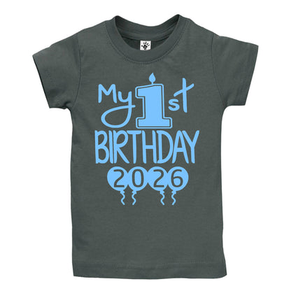 My 1st Birthday 2026 - First Birthday Shirts