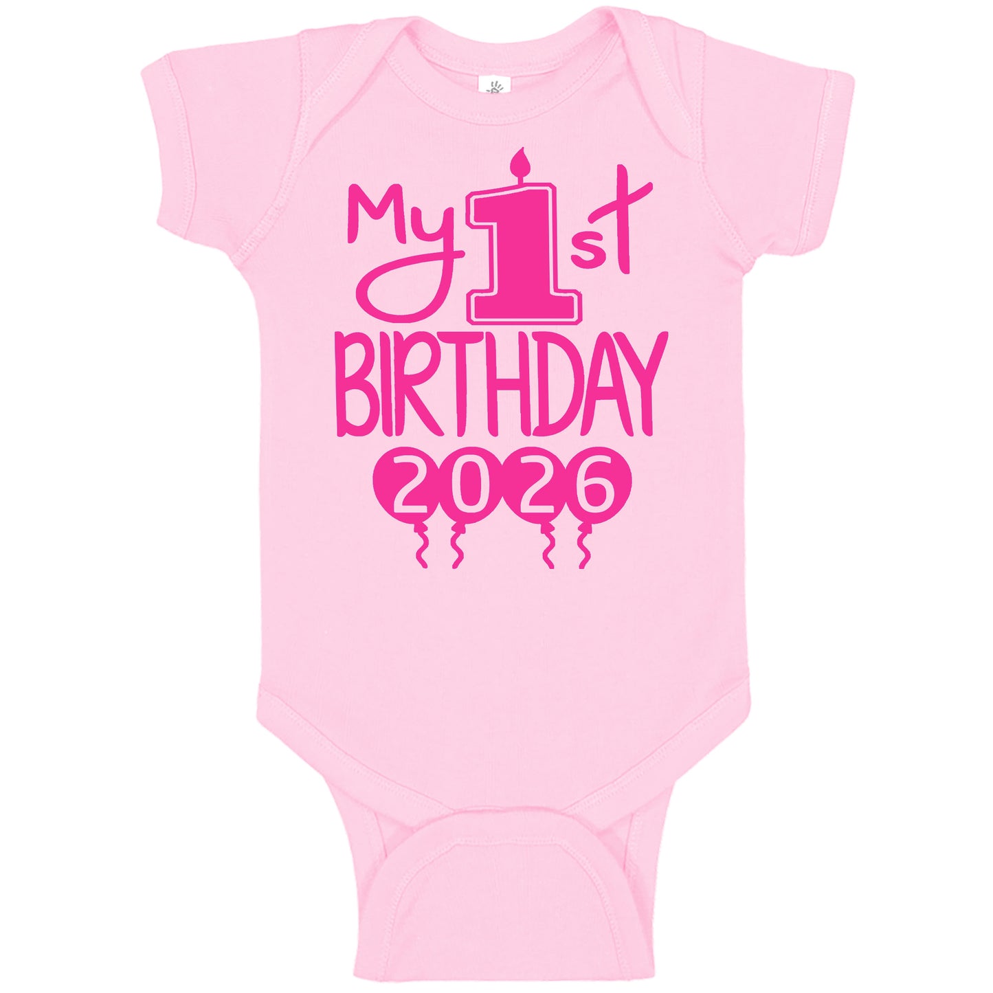 My 1st Birthday Baby Bodysuit – First Birthday Outfit for Boys or Girls, Soft Cotton Party Clothing | 2026 Design