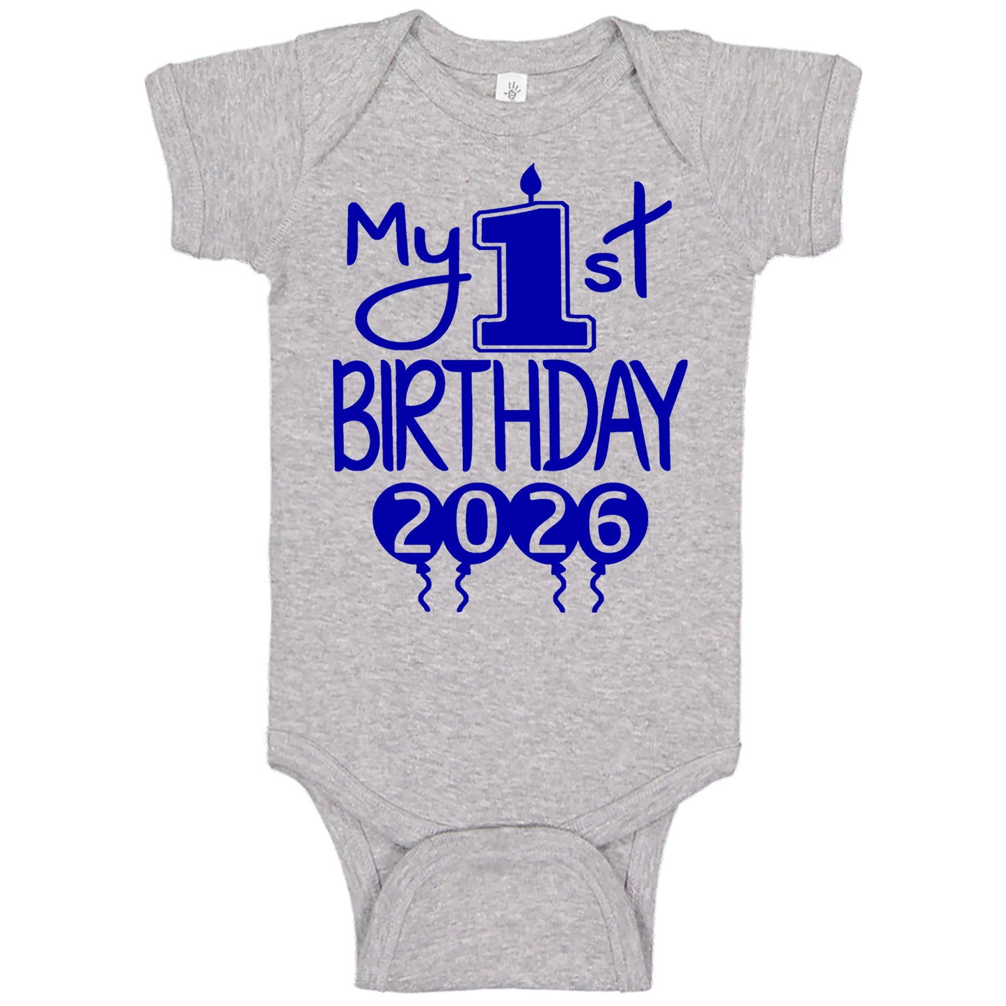 My 1st Birthday Baby Bodysuit – First Birthday Outfit for Boys or Girls, Soft Cotton Party Clothing | 2026 Design