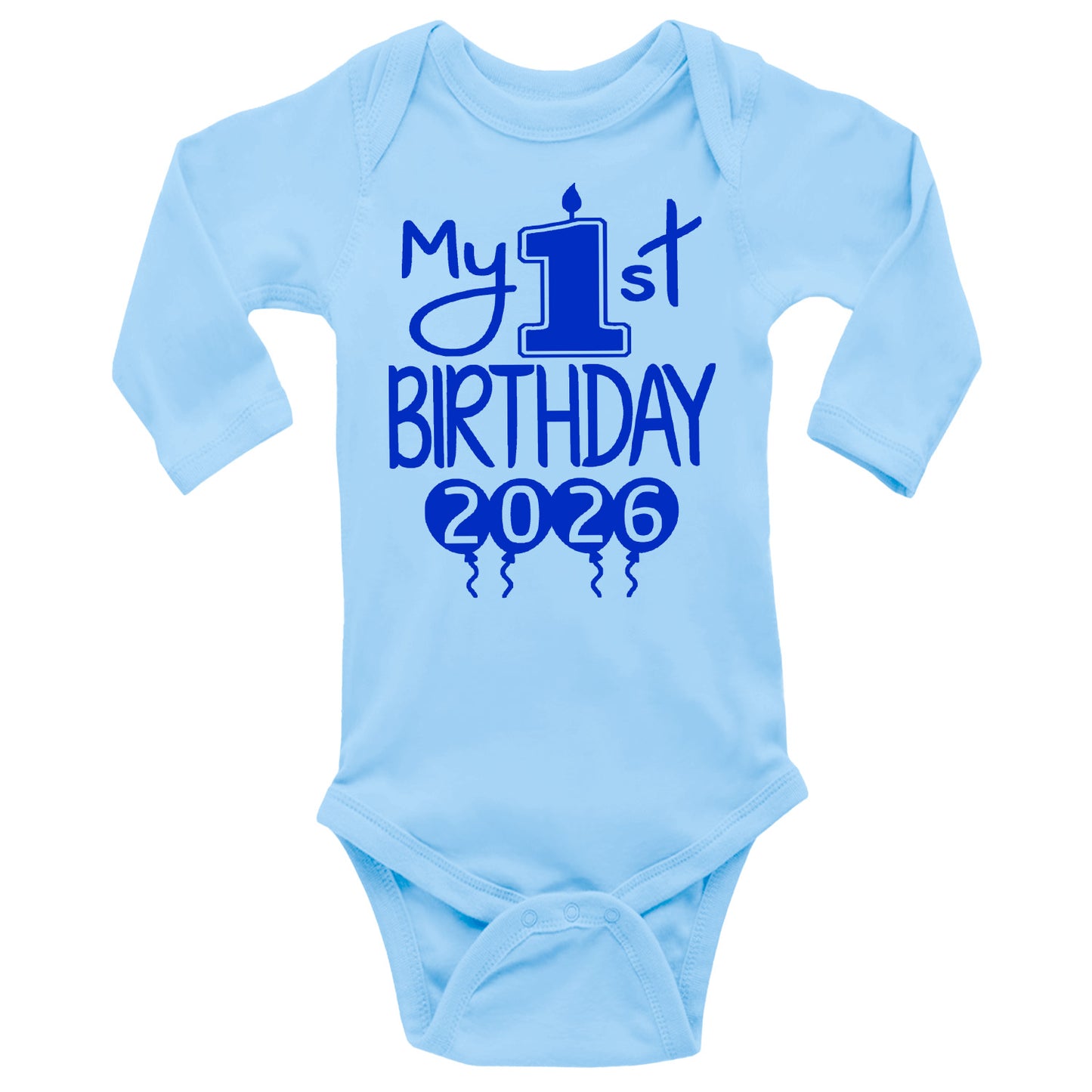 My 1st Birthday Onesies & Bodysuits With Year Long-Sleeve