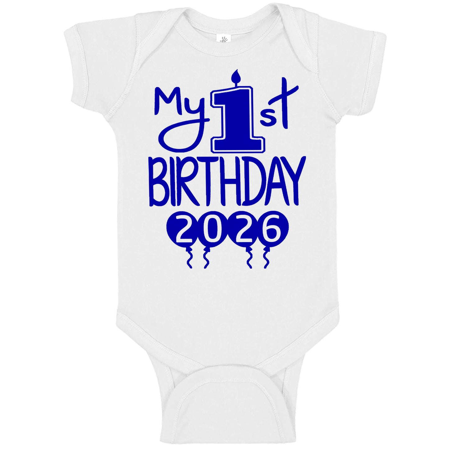 My 1st Birthday Baby Bodysuit – First Birthday Outfit for Boys or Girls, Soft Cotton Party Clothing | 2026 Design