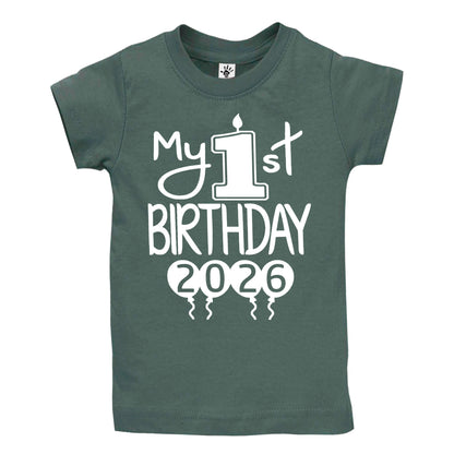My 1st Birthday 2026 - First Birthday Shirts