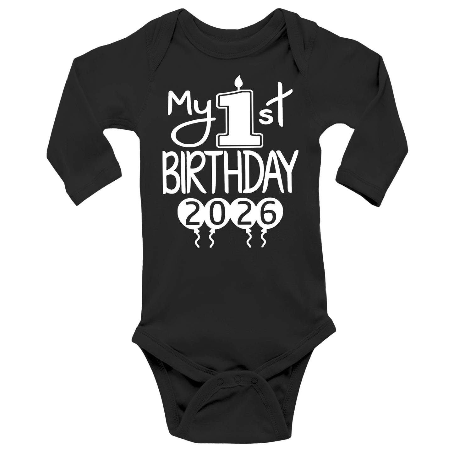 My 1st Birthday Onesies & Bodysuits With Year Long-Sleeve