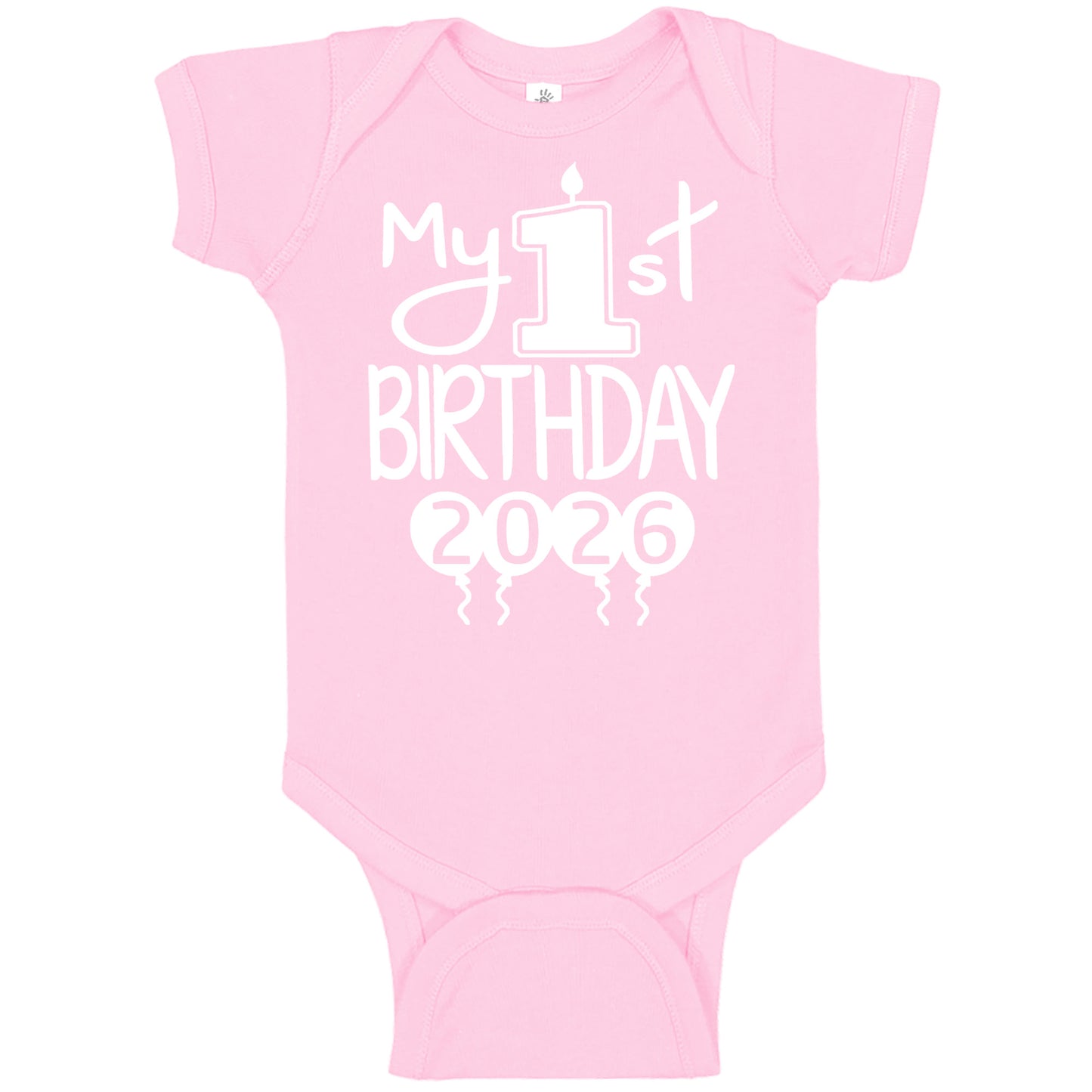 My 1st Birthday Baby Bodysuit – First Birthday Outfit for Boys or Girls, Soft Cotton Party Clothing | 2026 Design