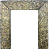 Bronze Rectangle Accent Metal Mirror