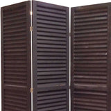 48 X 67 Black Wood Shutter - Screen