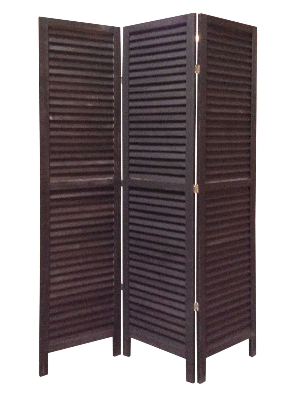 48 X 67 Black Wood Shutter - Screen