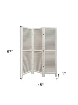 48 X 67 Black Wood Shutter - Screen