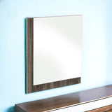 41" Gray Framed Dresser Mirror