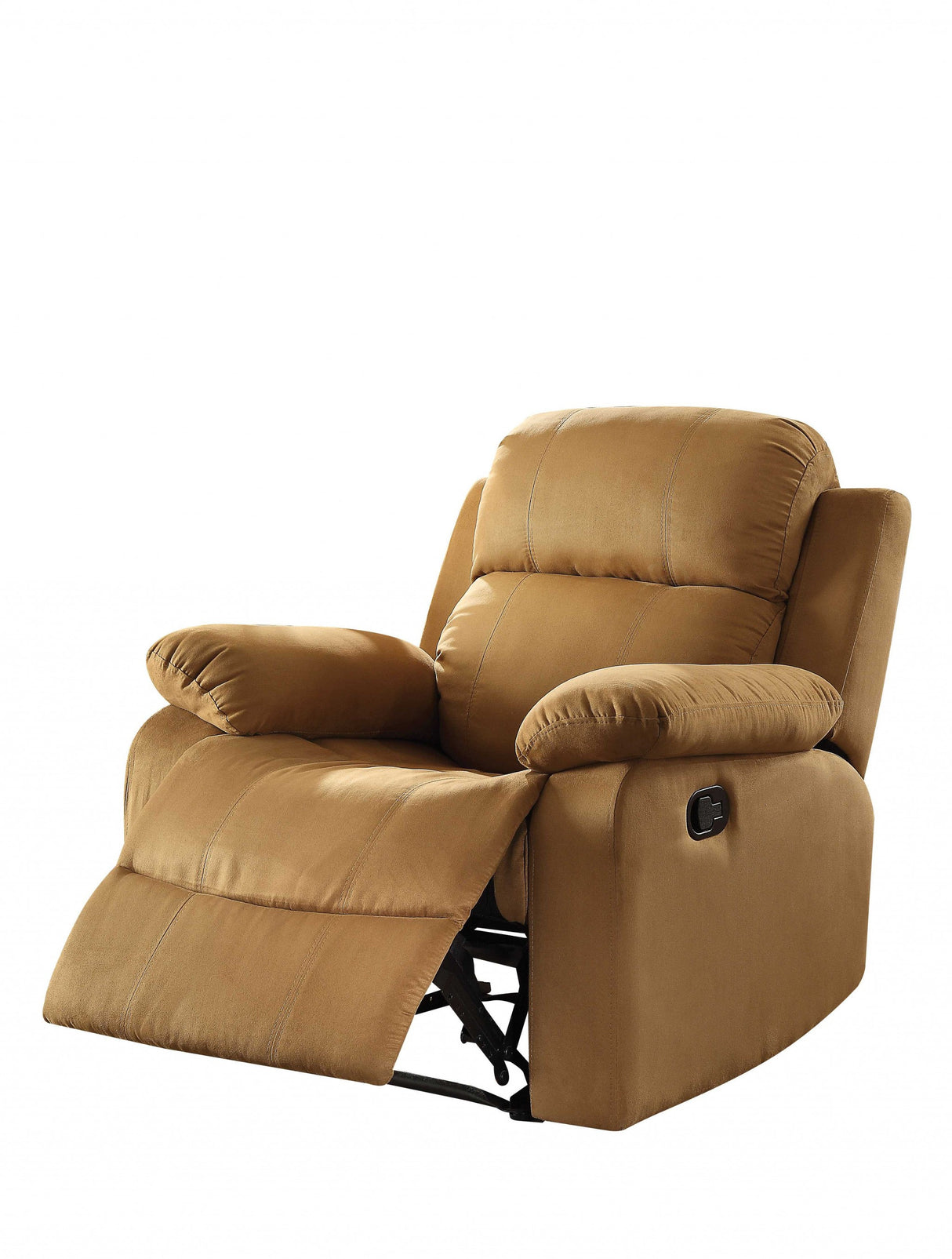 36" Brown Microfiber Recliner