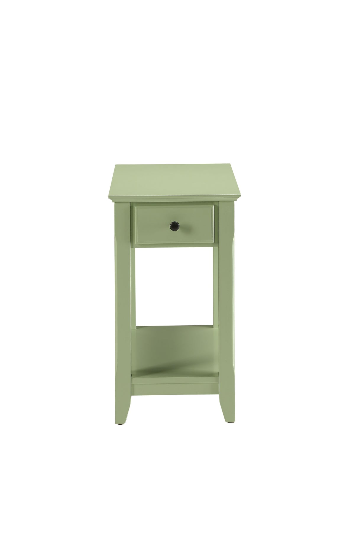 23" Gray Solid and Manufactured Wood End Table