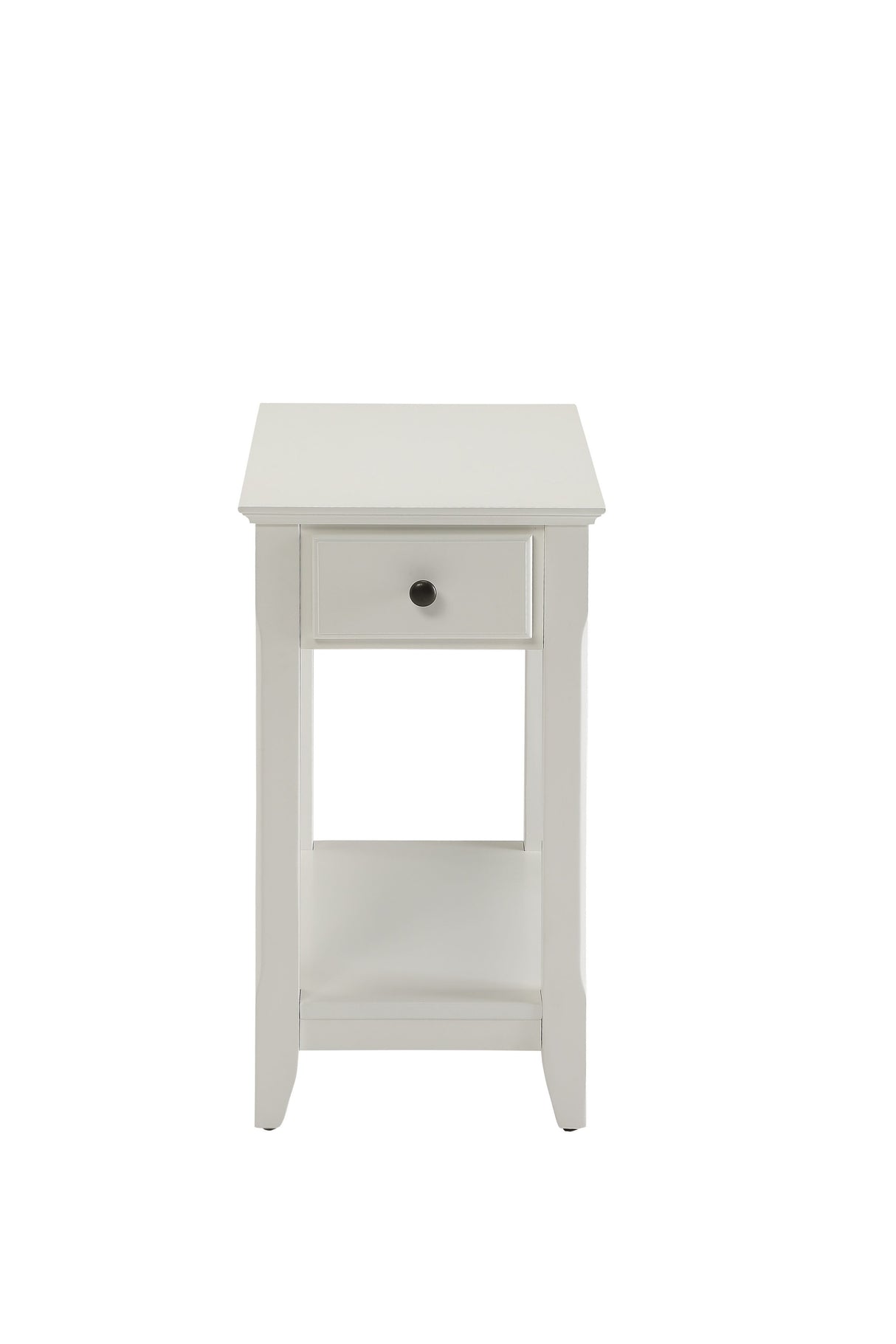 23" Gray Solid and Manufactured Wood End Table