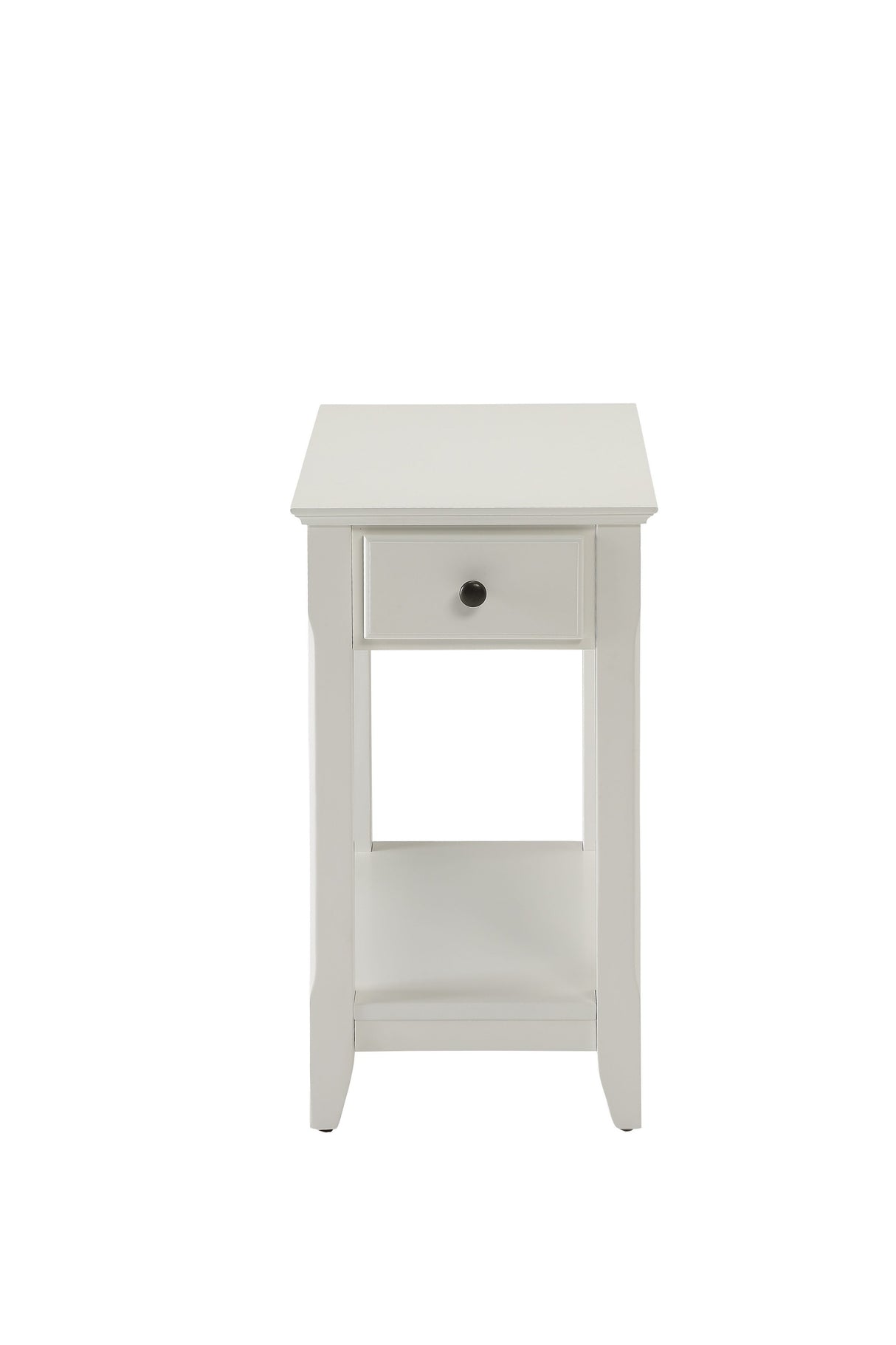 23" Gray Solid and Manufactured Wood End Table