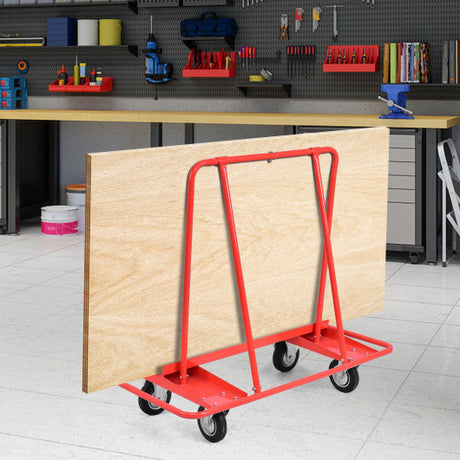 Handling Heavy Duty Sheetrock Sheet Panel Service Cart