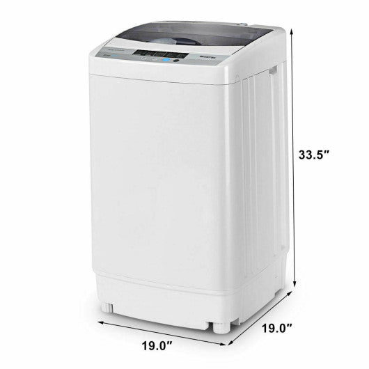 12 lbs Full-automatic Washing Machine with 10 Wash Programs