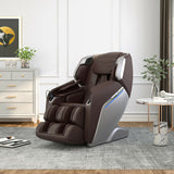 Therapy 08-Full Body Zero Gravity Massage Chair with SL Track Voice Control Heat-Brown