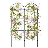 2/4 Pack 71 x 20 Inch Metal Garden Trellis for Climbing Plants-Set of 2