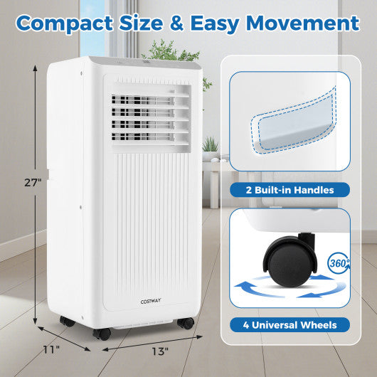 10000 BTU Portable Air Conditioner 3 in 1 AC Unit Fan and Dehumidifier