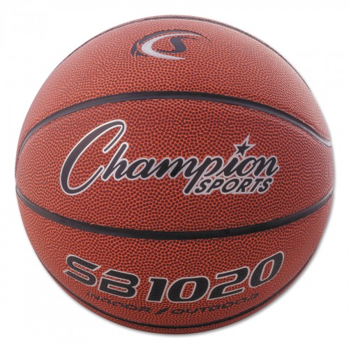 Champion Sports Composite Basketball, Official Size, Brown (SB1020)