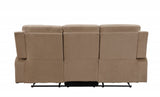 40" Modern Beige Fabric Sofa