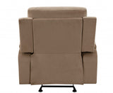 40" Modern Beige Fabric Chair