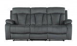 40" Modern Grey Fabric Sofa