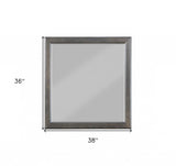 38" Rectangle Wall Mounted Accent Mirror