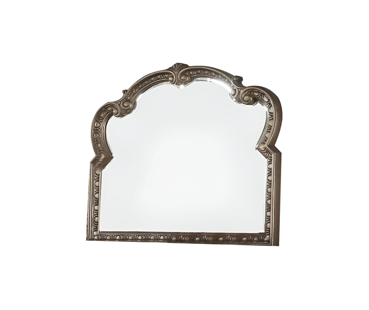 41" Champagne Irregular Framed Accent Mirror