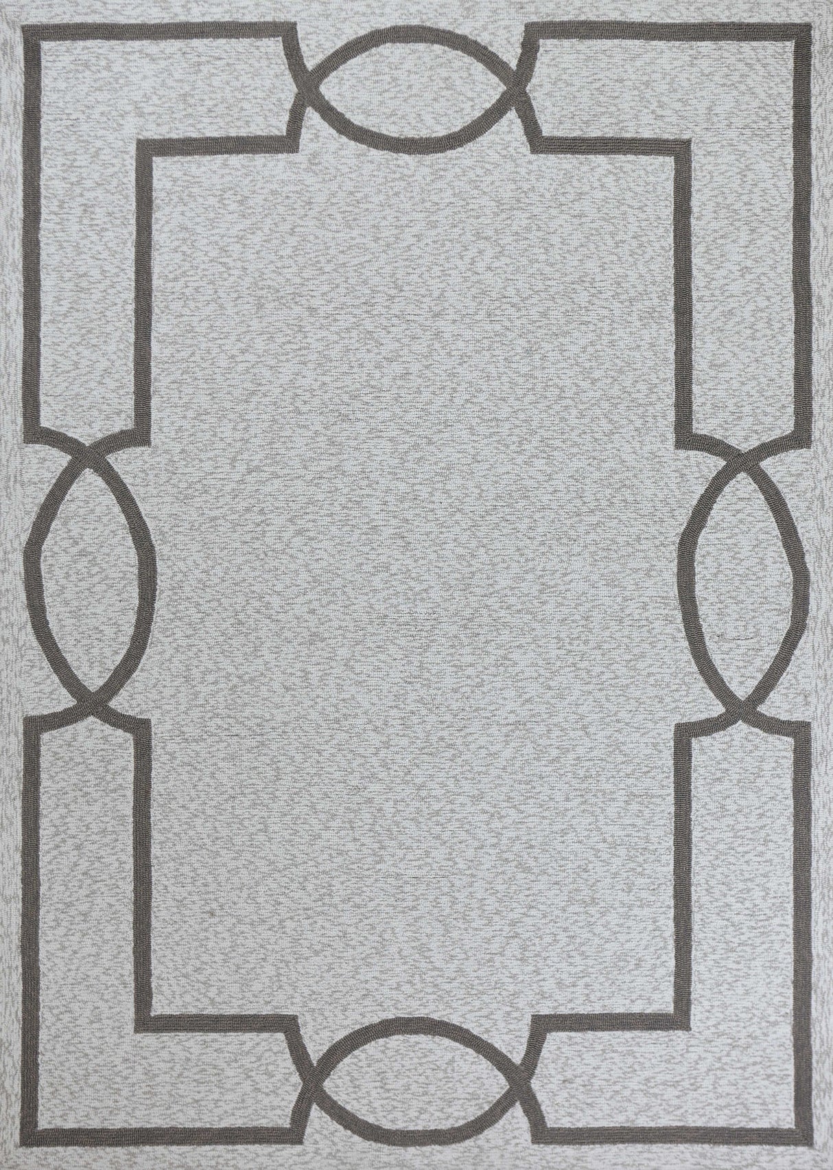 5' X 7' Ivory Indoor Outdoor Area Rug