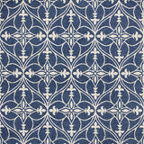 8' X 11' Denim Blue Moroccan Indoor Outdoor Area Rug