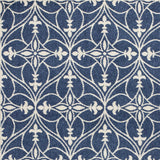 8' X 11' Denim Blue Moroccan Indoor Outdoor Area Rug