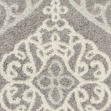 5' X 8' Silver Moroccan Indoor Outdoor Area Rug