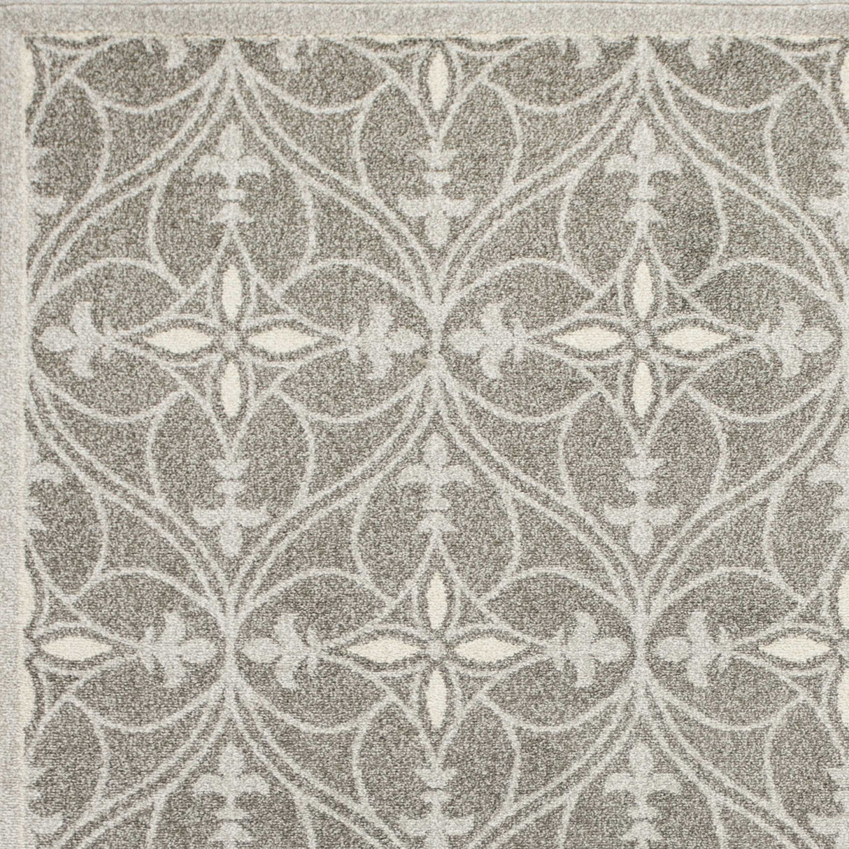 5' X 8' Gray Moroccan Indoor Outdoor Area Rug