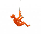 6" X 3" Orange Resin Novelty Hanging Dimensional Sculpture