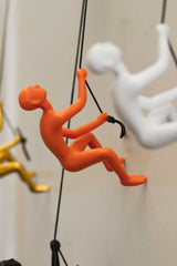 6" X 3" Orange Resin Novelty Hanging Dimensional Sculpture