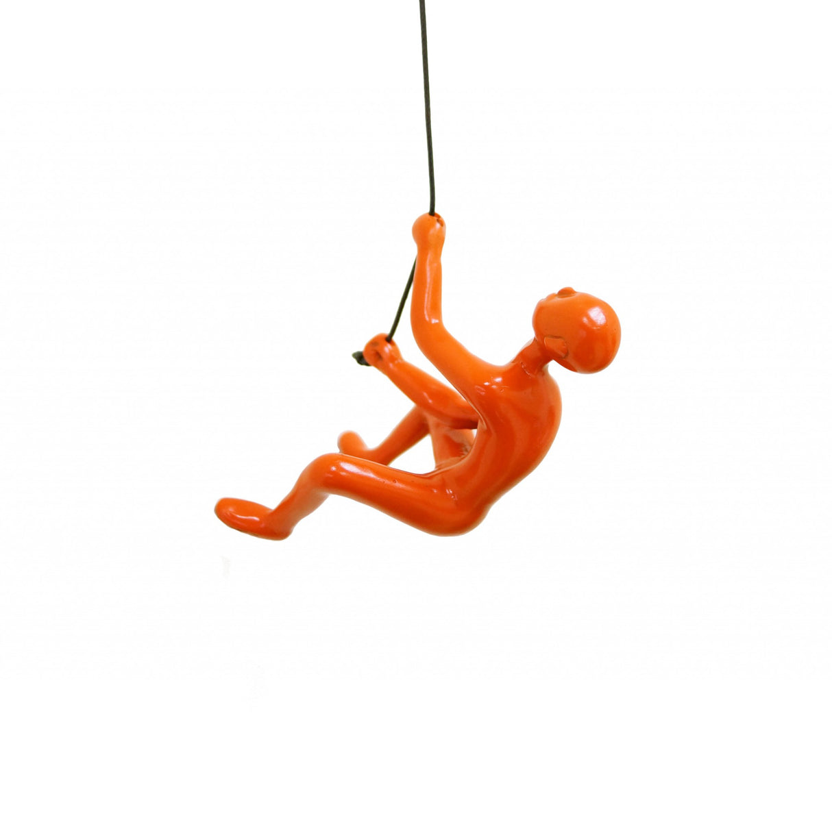 6" X 3" Orange Resin Novelty Hanging Dimensional Sculpture