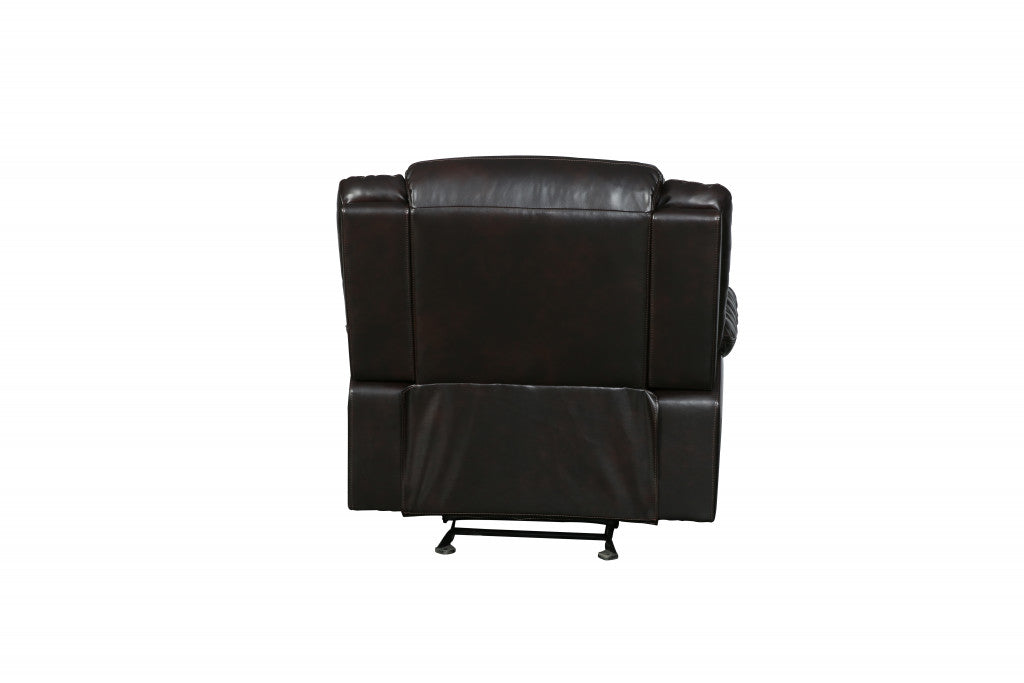 42" Brown  Reclining Chair